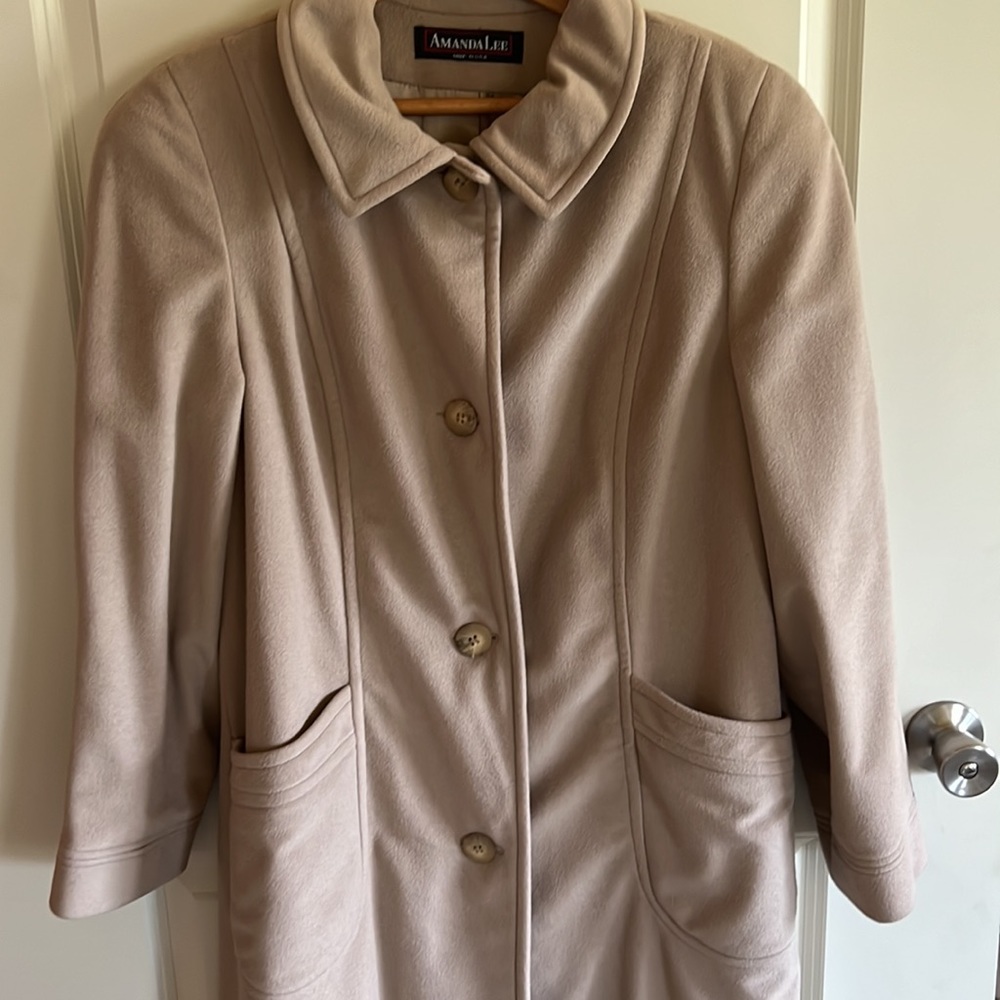 Amanda Lee Full Length Vintage Coat Size 10/ L